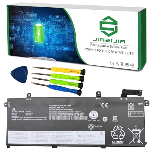 02DL007 Laptop Battery Replacement for Lenovo ThinkPad T490 T495 T14 P14S P43S Series L18L3P73 SB10K97645 L18C3P72 02DL010 L18C3P71 02DL008 L18M3P73 02DL009 L18M4P74 L18M4P73 11.55V 51Wh - size: 13.3*5.1*1.4inch 02DL007