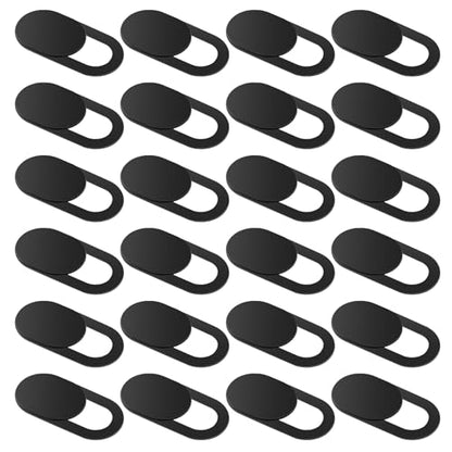 24PCS Camera Cover Slide, 0.03 inch Ultra-Thin Webcam Cover Camera Blocker Slider for Laptop Desktops PC Tablet Cell Phone to Protect Your Privacy and Security