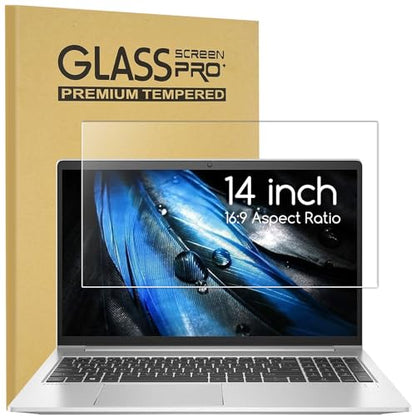 KEANBOLL 14 inch Laptop Screen Protector Tempered Glass Compatible with Other All 14" Laptops with 16:9 Aspect Ratio,(309x174 / W x H)-Ultra Clear & 9H Hardness,14 Tempered Glass Shield - size: 14-inch-16:9-aspect ratio
