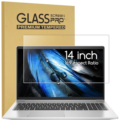 KEANBOLL 14 inch Laptop Screen Protector Tempered Glass Compatible with Other All 14" Laptops with 16:9 Aspect Ratio,(309x174 / W x H)-Ultra Clear & 9H Hardness,14 Tempered Glass Shield - size: 14-inch-16:9-aspect ratio