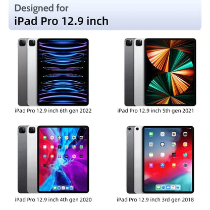 Peslv 2 Pack Magnetic Screen Protector for iPad Pro 12.9 Inch 2018-2022, Feel Like Writing Drawing On Paper, Removable Matte Anti Glare - size: iPad Pro 12.9"