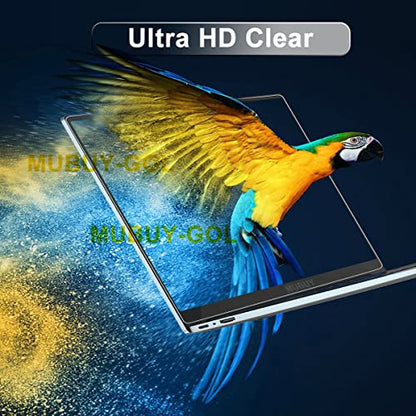 Tempered Glass Screen Protector for MacBook Air 13 (M1 2021-2018, A2337, A2179, A1932), MacBook Pro 13 (M2, M1 2023-2016), Mac Pro 13 (MA2338, A2289, A2251, A2159, A1706, A1708), No Bubble - size: MacBook Air 13”