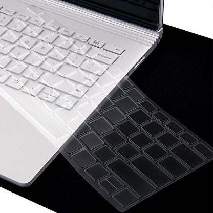 Ultra Thin Clear Keyboard Cover Protector Skin for 2017 2018+ Microsoft Surface Laptop 1/2 13.5"/15" and 2020 Surface Book 3, US Layout