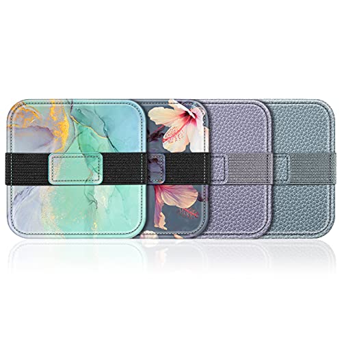 Fintie Screen Cleaning Pad, [4 Pack] Soft Cloth Car Phone Screen Cleaner | Microfiber Wipe Cleaning with Elastic Strap for iPad, iPhone, MacBook, Tablets, Laptop, Monitor (Blooming Hibiscus) - color: blooming hibiscus