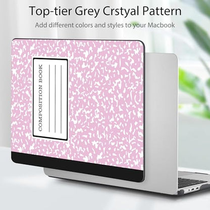 Tuiklol for MacBook Air 13 inch Case M5 2026 M4 2025 M3 2024 M2 2022 Release Model A3449 A3240 A3113 A2681,Plastic Hard Shell Cover for MacBook Air 13.6 with Touch ID, Composition Book - color: Composition Book