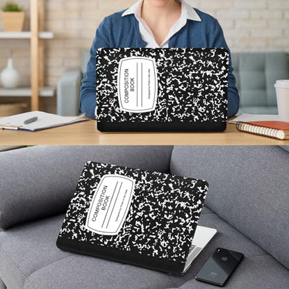 Fintie Case for MacBook Air 13 Inch A2337/A2179/A1932, Composition Book | Air 13.3'', 2018-2022, M1, Snap-On Shell Cover, Full Port Access, Easy On/Off, Lightweight - color: Composition Book