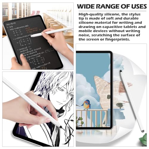 20Pcs Replacement Tips Silicone Rubber Touch Screen Pens Tips for Touch Pen (9 * 20mm) - color: 8*14mm