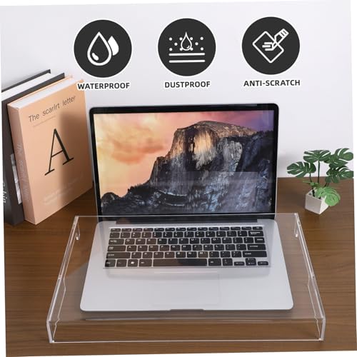 DOITOOL Clear Acrylic Keyboard Cover Protector Anti-Cat, 15.6 in Laptop Keyboard Dust Cover Computer Transparent Mechanical Laptop Protector Case, 15.7x10.4x1.6in - size: 40.00X26.50X4.00CM