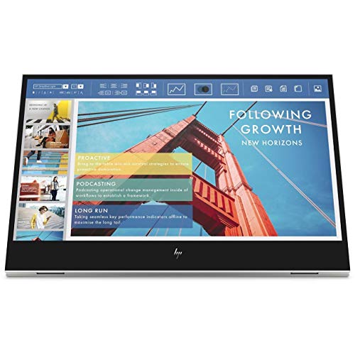 HP E14 G4 14" Class Full HD LCD Portable Monitor - 16:9 - Silver - 14" Viewable - in-Plane Switching (IPS) Technology - 1920 x 1080-400 Nit - 5 msGTG (OD) - 60 Hz Refresh Rate - USB Hub