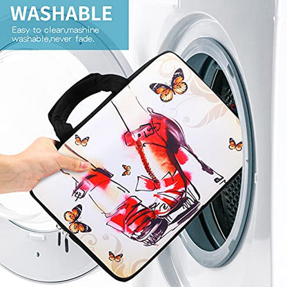 icolor 11 11.6 12 12.1 12.5 inch Laptop Carrying Bag Chromebook Case Notebook Ultrabook Handle Bag Tote Tablet Cover Neoprene Sleeve Laptop for Women Shoes - color: Girls Shoes