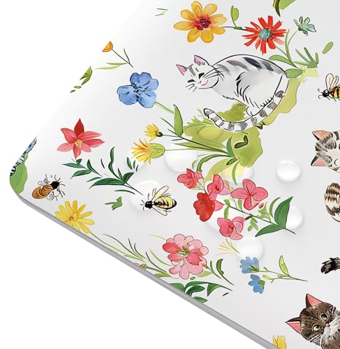 Laptop Skin Sticker 12.1 13 13.3 14 15 15.6 Inches Netbook Sticker Decal Reusable Universal Notebook PC Art Personalized Protector by AORTDES (AD-NEK-86 Garden Cat) - color: Garden Cat
