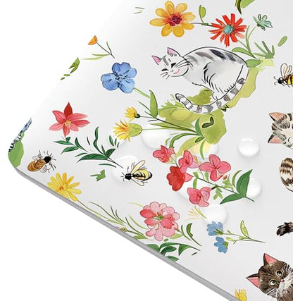 Laptop Skin Sticker 12.1 13 13.3 14 15 15.6 Inches Netbook Sticker Decal Reusable Universal Notebook PC Art Personalized Protector by AORTDES (AD-NEK-86 Garden Cat) - color: Garden Cat