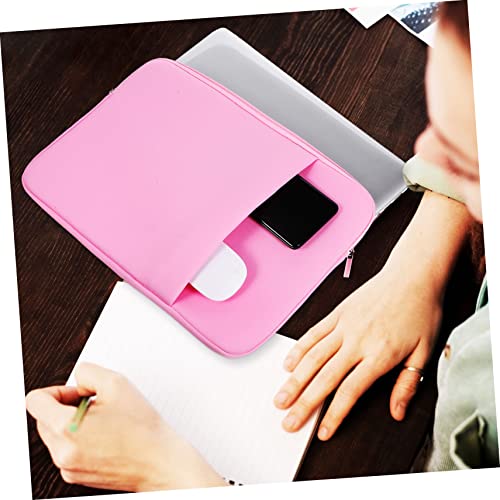 TEHAUX Laptop Case Shockproof Sleeve with Storage Pocket Lightweight Carrying Cover for Women for Work and Travel Stylish Design
