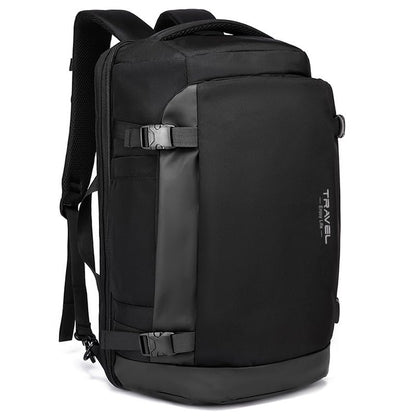 Laptop Backpack for Men 17-inch Travel- Computer Case Laptop Bag Large Capacity Business Weekender Satchel Purse Fashion Black - color: Black-500
