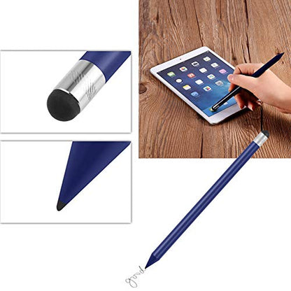 Universal Touch Screen Pen Replacement Stylus for Tablet s6 lite with 2 Replacement Tips Dark Blue Styli Pencil Compatible for Cell Phones Tablets Laptops Android Devices