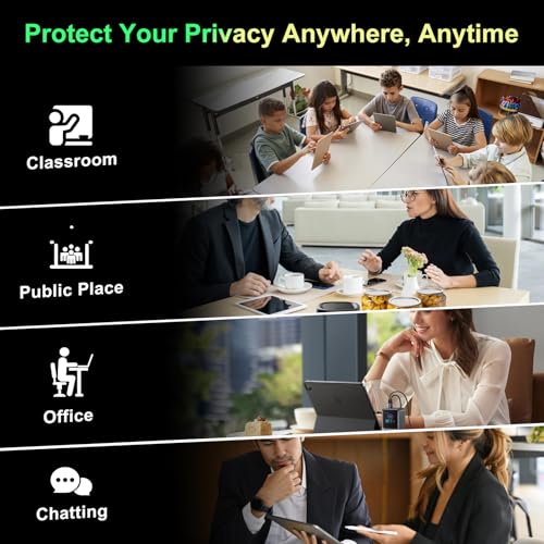 360°Magnetic Privacy Screen for iPad 9th/8th/7th Generation (10.2Inch,2019/2020/2021), Removable Anti Blue Light Glare Spy Private Filter, High Sensitive Bubble-Free Screen Protector | (10.2Inch,2019/2020/2021), Removable Anti Blue Light Glare Spy Private
