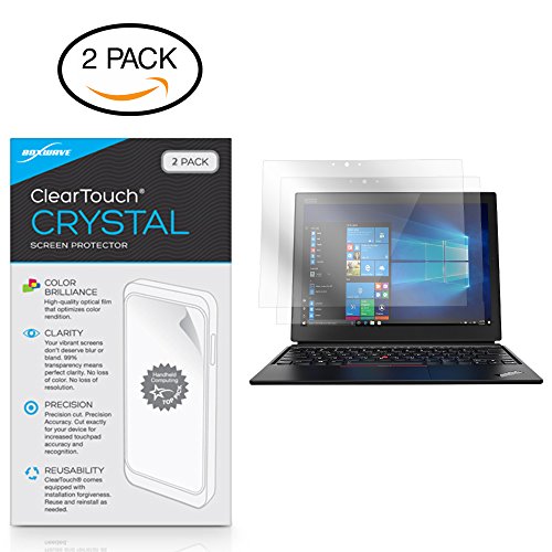 BoxWave Screen Protector Compatible with Lenovo Thinkpad X1 Tablet (3rd Gen) - ClearTouch Crystal (2-Pack), HD Film Skin - Shields from Scratches - color: Crystal Clear (2-Pack), size: Lenovo Thinkpad X1 Tablet (3rd Gen)