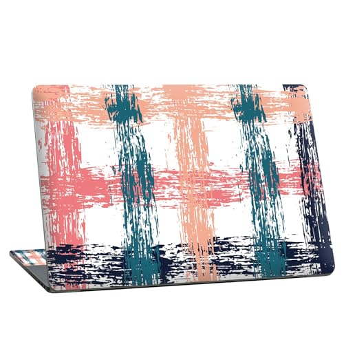 Universal Laptop Skin Sticker with 2 Wrist Pad Skins, Waterproof Scratch Resistant Vinyl Laptop Cover Decal, Cut to Fit for 11–15.6 Inch MacBook HP Dell Lenovo, Gingham Checks - color: Gingham Checks