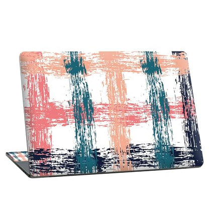 Universal Laptop Skin Sticker with 2 Wrist Pad Skins, Waterproof Scratch Resistant Vinyl Laptop Cover Decal, Cut to Fit for 11–15.6 Inch MacBook HP Dell Lenovo, Gingham Checks - color: Gingham Checks