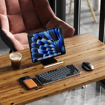 Satechi SM1 75% Mechanical Keyboard, Backlit Bluetooth, Dark Gray/Gray | 84 Keys, Compact Wireless, Gaming, for Mac and Windows - color: Dark Gray/ Gray, size: 84 Keys