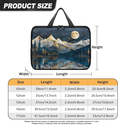 Laptop Carrying Case Portable Computer Bag Shockproof Laptop Briefcase Sleeves with Top Handle for Study Work