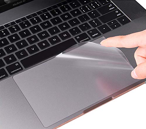 CaseBuy MacBook Air 13 Inch Trackpad Cover Protector for 2021 2020 Release MacBook Air 13 Inch with Touch ID Model A2337(M1) A2179 A1932 Clear Anti-Scratch Trackpad Accessories Skin - size: MacBook Air 13" (2018-2021)