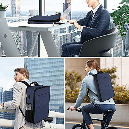 Slim & Expandable Laptop Backpack 15 15.6 16 Inch Case, Water Resistant Travel Backpack Compatible with MacBook Pro/Neo 16" 15", Dell XPS 15 16 and Most 15" 15.6" 16" Notebooks，B01L01 - color: B01l01, size: 15"-16"