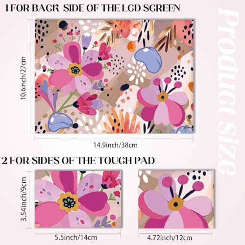 SUPERDANT Laptop Skin Sticker Decals Universal Notebook Vinyl Skin Cover | Graffiti Flowers Laptop Decals Personalized Universal Computer Wrap Vinyl Skin Stickers Cover Art Decal 12-15.6 Inch Gifts - style: Graffiti flowers