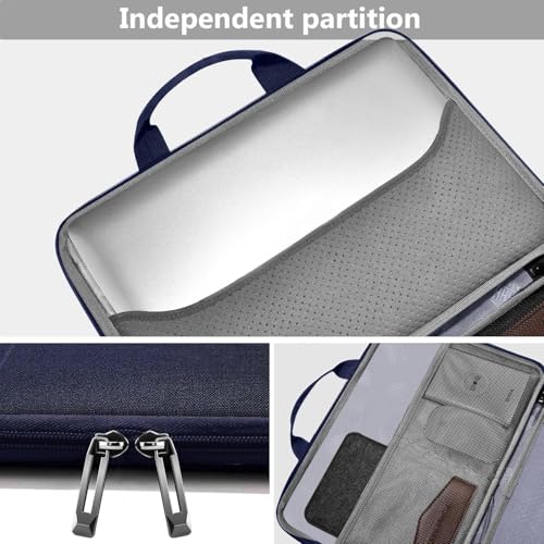 Hseok Laptop Sleeve 13-14 Inch Case Briefcase Compatible with MacBook Neo Pro 14 M5/M4/M3/M2/M1, All Models 13.3 Mac Air/Pro, XPS 13 14, Most Popular 13"-14" Notebooks,D01B02 - color: D01B02, size: 13"-14"