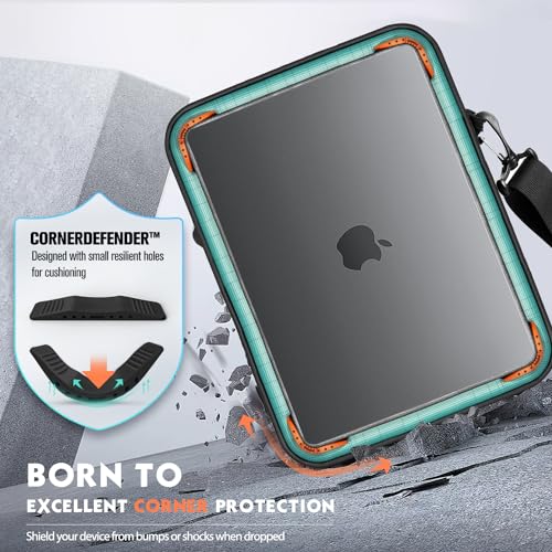 MoKo 13.3-14 Inch Laptop Sleeve Bag Carrying Case with Accessory Pocket | Fits MacBook Pro 14-inch M3/M2, MacBook Pro 13-inch M2/M1, MacBook Air 13.6-inch M2 and Surface Pro 9/8, Black & Gray - color: Black & Gray, size: 13.3-14 Inch