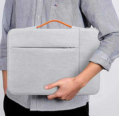 Lacdo 360° Protective Chromebook Case 11 Inch Laptop Sleeve for 11 Inch Acer HP Dell Samsung ASUS Chromebook Spin 311, 13 Inch Microsoft Surface Pro 11th Copilot+PC/10/9/8/X Computer Bag, Gray - color: Gray, size: 11-11.6 Inches