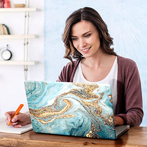 DINKY Laptop Skin Sticker Decal, 12" 13" 13.3" 14" 15" 15.4" 15.6 inch Laptop Universal Reusable Vinyl Skin Stickers Cover Art Decal Notebook PC Personalized Protector-Blue Sand River - color: Blue Sand River