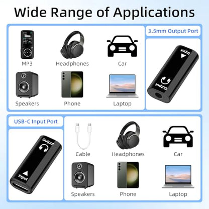 GELRHONR USB C to 3.5mm Audio Adapter, Type C Female to 1/8 "TRRS Female Headphone Jack Adapter,16Bit/48Khz High Fidelity Audio Converter for Headsets, Laptop, Phone 2Pack (USB C F to 3.5mm F) - style: USB C F to 3.5mm F