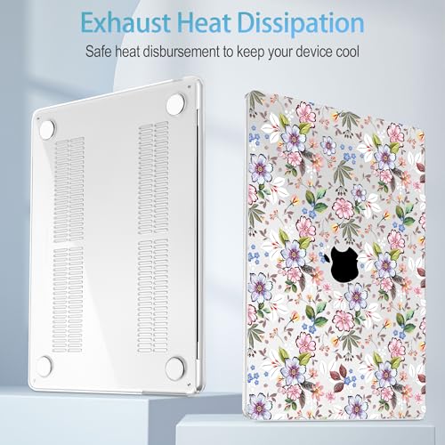 Mektron Case for 2026 MacBook Neo 13-inch A18 Pro chip A3404 Laptop Cover with 13-inch (Diagonal) Liquid Retina Display+ Keyboard Cover+ Screen Protector, Daisy C513 - color: Daisy C513