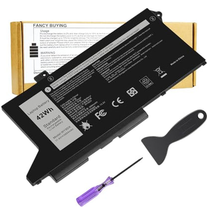 42Wh WY9DX Battery Replacement for Dell Latitude 14 5420 15 5520 Precision 15 3560 Series P137G P137G001 P104F P104F001 P104F002 1K2CF 01K2CF M3KCN 75X16 075X16 WK3F1 005R42 0WK3F1 0M3KCN - size: 8.15*3.98*0.24inch WY9DX