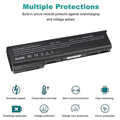 Futurebatt Laptop Notebook Battery for HP ProBook 640 645 650 655 G0 G1 Series, P/N: CA06 CA06XL HSTNN-DB4Y HSTNN-LB4Z HSTNN-LB4X HSTNN-LB4Y HSTNN-LP4Z - size: CA06 8.86*3.15*1.38 in