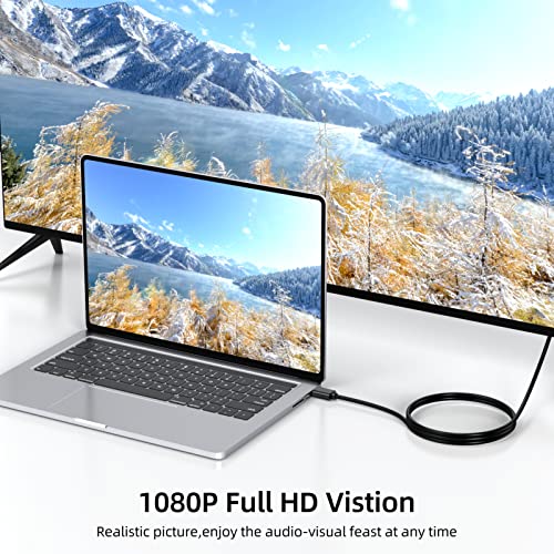 HDMI to VGA Cable 3 Feet 10-Pack,1080P HD | HDMI to VGA Cord (Male to Male)Video Cable for Computer, Desktop, Laptop, PC, Monitor, Projector, HDTV (NOT Bidirectional) - size: 3 Feet, style: 10Pack