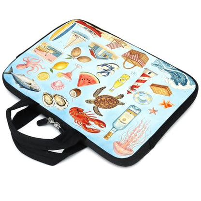 15.6" Laptop Sleeve 14" 15" 15.4" Chromebook Case Ultrabook Case Notebook Sleeves PC Messenger Bag (XM-15ST-1) - color: XM-15ST-1