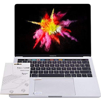 Se7enline Compatible with MacBook Pro Touchpad Protector Trackpad Cover Unti-Scratch Unti-Water for Mac pro 15" with Touch bar 2016/2017/2018/2019 A1707/A1990 (2 Pack), Clear/Transparent | 2 Pack Clear Touchpad Cover Skin Laptop Protective Accessories Ant