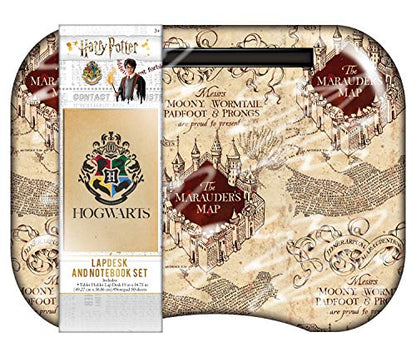 Lap Desk for Kids with Notebook - Mandalorian, Princess, or Harry Potter (Harry Potter Map) - style: Harry Potter Map