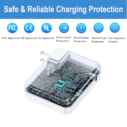 140W Mac Book Pro Charger, Original Quality USB C Super Fast Charger Cable Compatible with MacBook Pro/Air 16 14 Inch, M1 M2 M3 M4/ipad Pro/Samsung Galaxy and All USB C Device