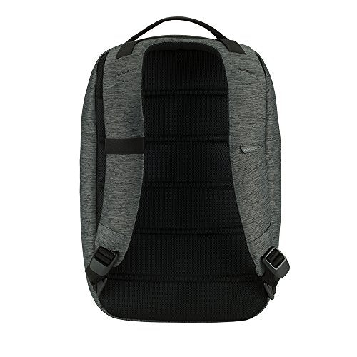Incase Compact City Backpack – 18L Everyday Travel Tech Backpack and Laptop Bag for Work or School – Three Pockets, 16” Padded Laptop Sleeve, Quick Access Pocket – Heather Black - color: Heather Black