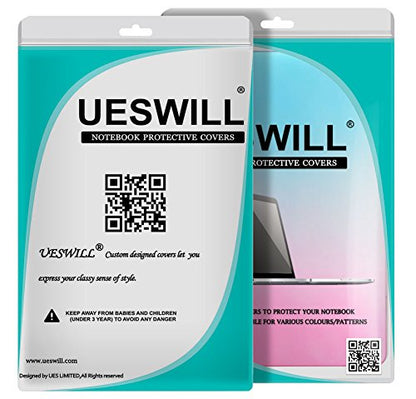 UESWILL Matte Hard Shell Case Cover Compatible with MacBook Pro (Retina, 13 inch, Early 2015/2014/2013/Late 2012), Model A1502/A1425, No CD-ROM, No USB-C, Rainbow - color: Rainbow, size: MacBook Pro 13" Retina A1502/A1425