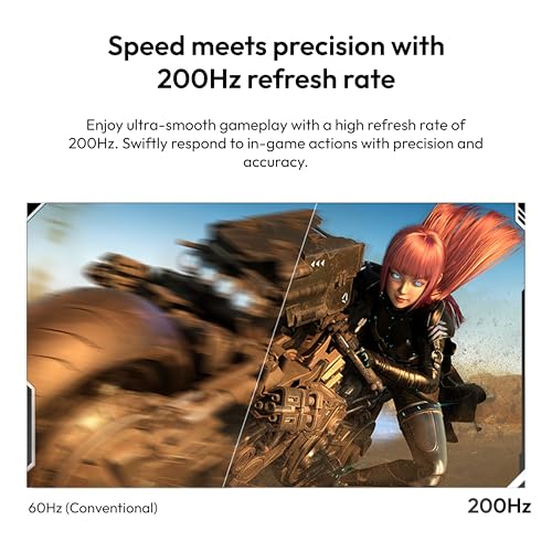 Pixio PX248 Wave Beige 24 inch 200Hz Refresh Rate FHD 1080p Resolution Fast IPS Panel 1ms GTG Response Time Built-in Speakers Gaming Monitor with Adaptive Sync - color: Beige