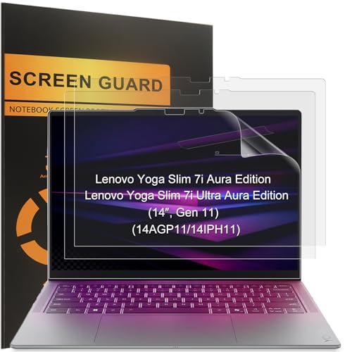 KEANBOLL 3 Pack Anti Glare (Matte) Screen Protector Designed for Lenovo Yoga Slim 7i Aura Edition (14IPH11) 丨Yoga Slim 7i Ultra Aura Edition (14IPH11) 丨Yoga Slim 7x (14Q8Y11) 丨Yoga Slim 7a (14AGP11)