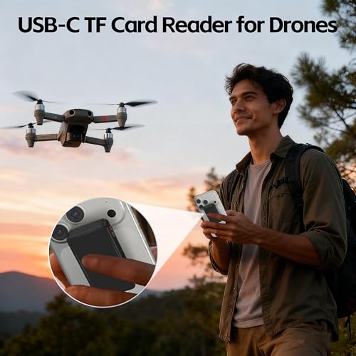 SD Card Reader, CF Card Reader USB C, Memory Stick Pro Duo Reader | Memory Card reader USB for SD MicroSD Compact Flash MS M2 for PC Camera Laptop iPhone 17 17e Air 16 Pro Max Mac Galaxy S26