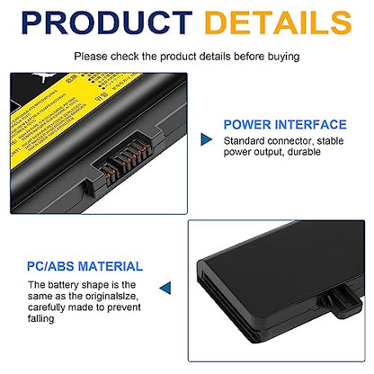 Fancy Buying 75+ B590 E430 E530 E540 0A36311 Laptop Battery for ThinkPad E431 E435 E440 E445 E531 E535 E545 45N1048 45N1049 45N1043 45N1042 - size: 7.99*1.96*0.78inch E530