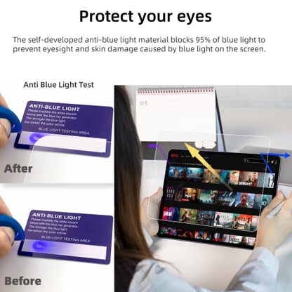 2 PACK Paper Screen Protector for iPad Pro 12.9-Inch (2022/2021/2020/2018), Matte Anti Glare Blue Light Premium PET Film Feel Paper iPad Screen Shield, High Touch Sensitivity - size: iPad 12.9 inch