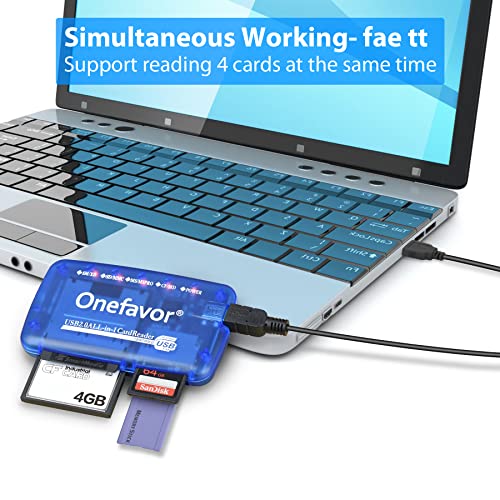 SmartMedia Cards Reader Writer, All-in-1 USB Universal Multi-Card Memory Cards Reader for Windows, Mac, Linux (Card Reader + iPhone Adapter) - size: Card reader + iPhone adapter
