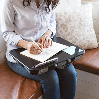 LAPGEAR Designer Lap Desk – Buffalo Check, Fits 15.6” Laptops - color: Buffalo Check, size: Single Lap Desk
